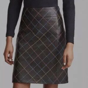 Carlisle Black Plaid Mini Skirt